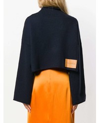 dunkelblauer Oversize Pullover von JW Anderson