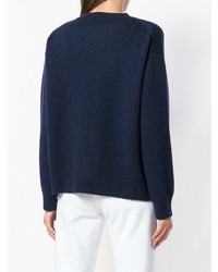 dunkelblauer Oversize Pullover von Sofie D'hoore