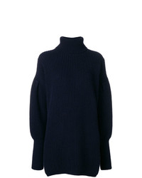 dunkelblauer Oversize Pullover von Dondup