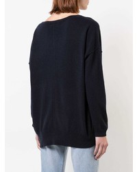 dunkelblauer Oversize Pullover von Nili Lotan