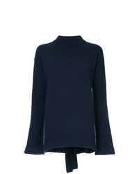 dunkelblauer Oversize Pullover von Ellery
