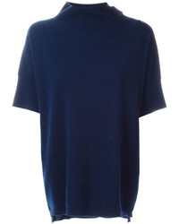 dunkelblauer Oversize Pullover von Fay