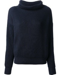 dunkelblauer Oversize Pullover von Joseph