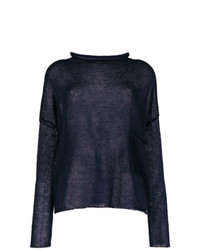 dunkelblauer Oversize Pullover von Ma Ry Ya
