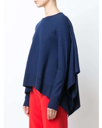 dunkelblauer Oversize Pullover von Sies Marjan