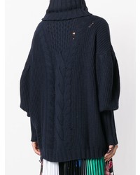 dunkelblauer Oversize Pullover von Circus Hotel