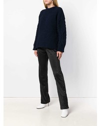 dunkelblauer Oversize Pullover von Juun.J