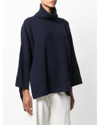 dunkelblauer Oversize Pullover von Joseph