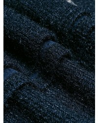 dunkelblauer Oversize Pullover von MM6 MAISON MARGIELA
