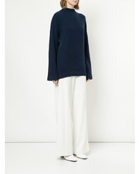 dunkelblauer Oversize Pullover von Ellery