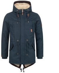 dunkelblauer Parka von Alessandro Salvarini