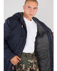 dunkelblauer Parka von Alpha Industries