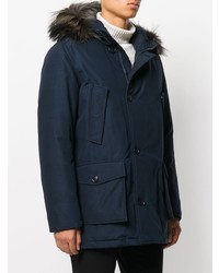 dunkelblauer Parka von Woolrich