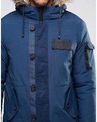 dunkelblauer Parka von Bellfield