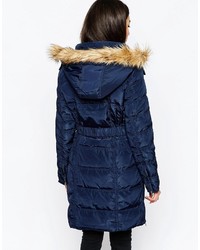 dunkelblauer Parka von Ichi