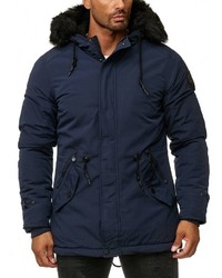 dunkelblauer Parka von BLACKROCK