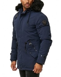 dunkelblauer Parka von BLACKROCK