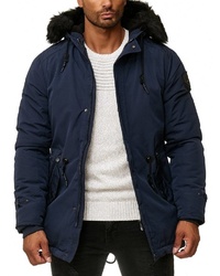 dunkelblauer Parka von BLACKROCK