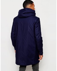 dunkelblauer Parka von Asos