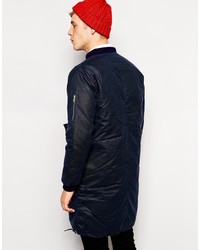 dunkelblauer Parka