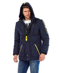 dunkelblauer Parka von Cipo & Baxx