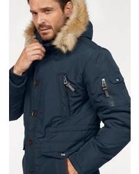 dunkelblauer Parka von COMMANDER