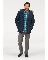 dunkelblauer Parka von COMMANDER