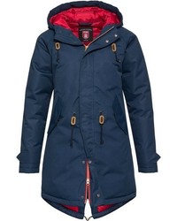 dunkelblauer Parka von Derbe