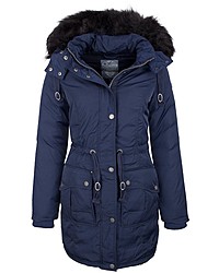 dunkelblauer Parka von Dreimaster