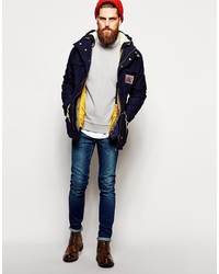 dunkelblauer Parka von Scotch & Soda