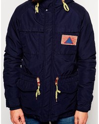 dunkelblauer Parka von Scotch & Soda