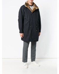 dunkelblauer Parka von Yves Salomon Army