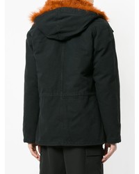 dunkelblauer Parka von Yves Salomon Homme