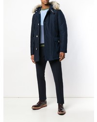 dunkelblauer Parka von Woolrich