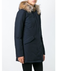 dunkelblauer Parka von Woolrich