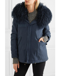 dunkelblauer Parka von Mr & Mrs Italy