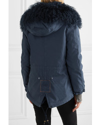 dunkelblauer Parka von Mr & Mrs Italy