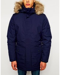 dunkelblauer Parka