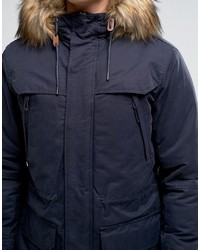 dunkelblauer Parka von Jack and Jones