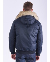 dunkelblauer Parka von Kaporal