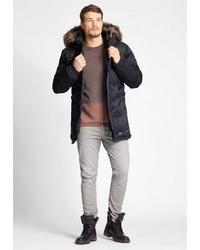 dunkelblauer Parka von khujo