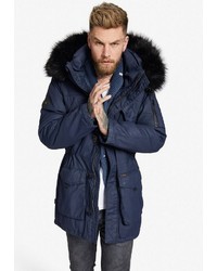 dunkelblauer Parka von khujo