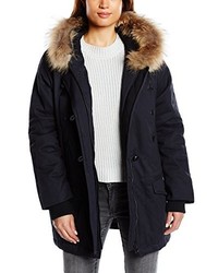 dunkelblauer Parka von Les Petites