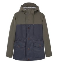 dunkelblauer Parka von Mango