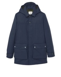 dunkelblauer Parka von Mango