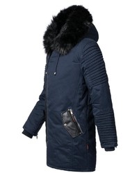 dunkelblauer Parka von Marikoo