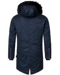 dunkelblauer Parka von Marikoo