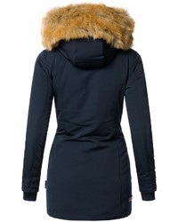 dunkelblauer Parka von Marikoo