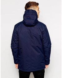 dunkelblauer Parka