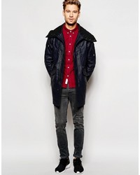 dunkelblauer Parka von NATIVE YOUTH